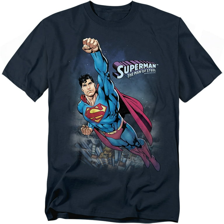 Mens Tshirt Walmart Superman T Shirt Justice League Navy Superman