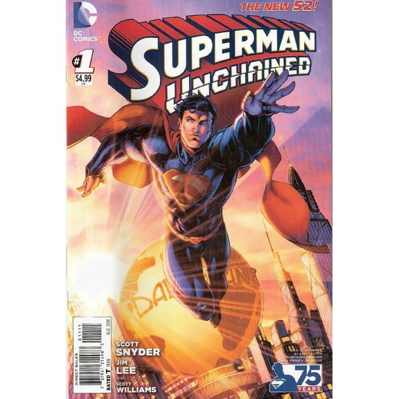 Superman Unchained #1J VF ; DC Comic Book