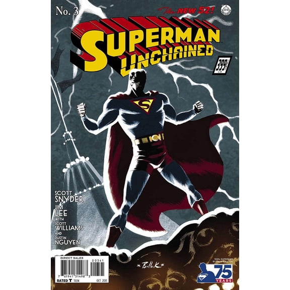 Superman Unchained #3C VF ; DC Comic Book