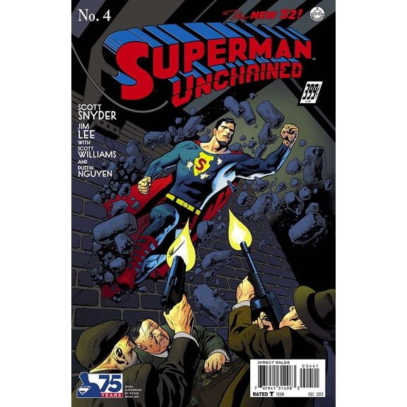 Superman Unchained #4C VF ; DC Comic Book