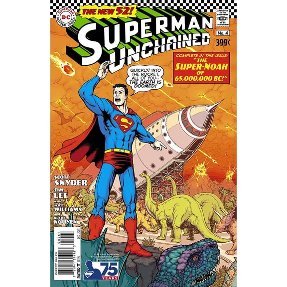 Superman Unchained #4E VF ; DC Comic Book