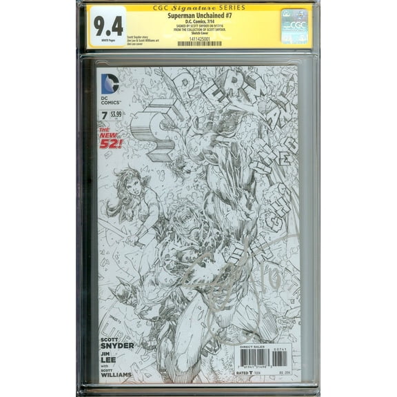 Superman Unchained #7 - CGC 9.4 Comic Book