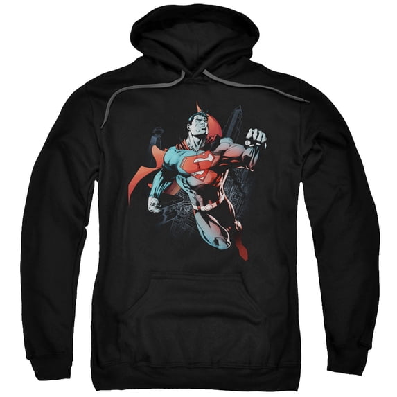 Superman - Up In The Sky - Pull-Over Hoodie - Medium