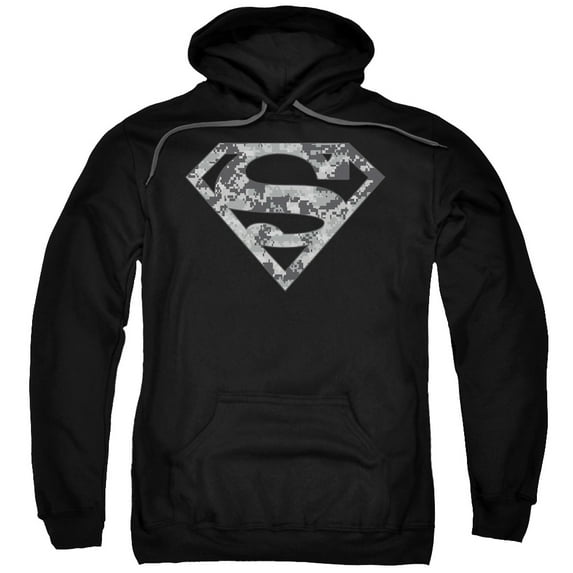 Superman - Urban Camo Shield - Pull-Over Hoodie - Small