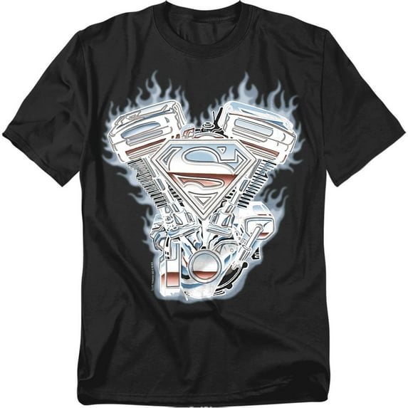 Superman T-Shirt V Twin Logo Unisex Graphic Tee For Men & Women