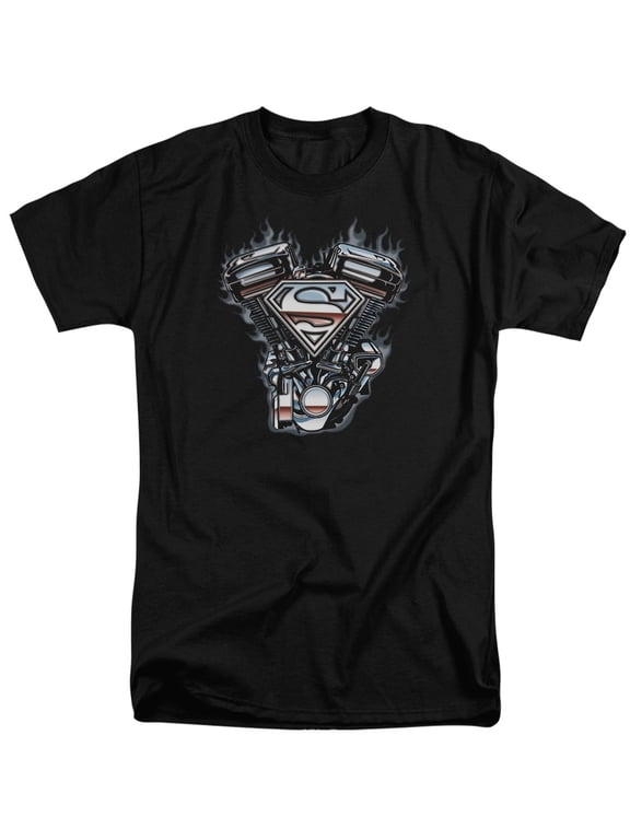 Superman - V Twin Logo - Tall Fit Short Sleeve Shirt - XXX-Large
