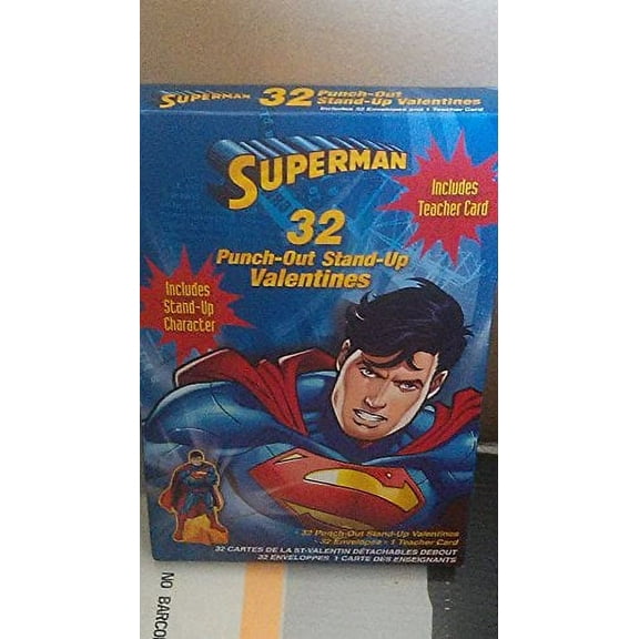 Superman Valentine's Day Exchange Cards, 32 count