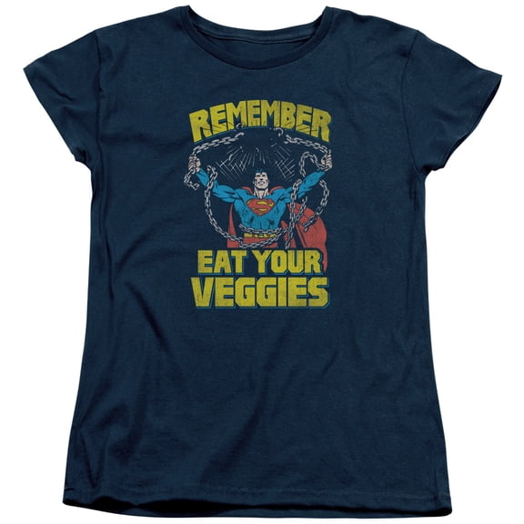 Superman - Veggie Power - Women's Short Sleeve Shirt - Small