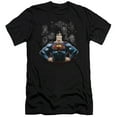 thumbnail image 1 of Superman Villains Premium Adult Slim Fit 30/1 T-Shirt Black, 1 of 1