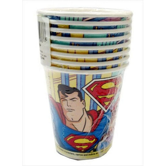Superman Vintage 7oz Paper Cups (8ct)