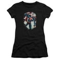 thumbnail image 1 of Superman - Vintage Steel - Juniors Teen Girls Cap Sleeve Shirt - Small, 1 of 2