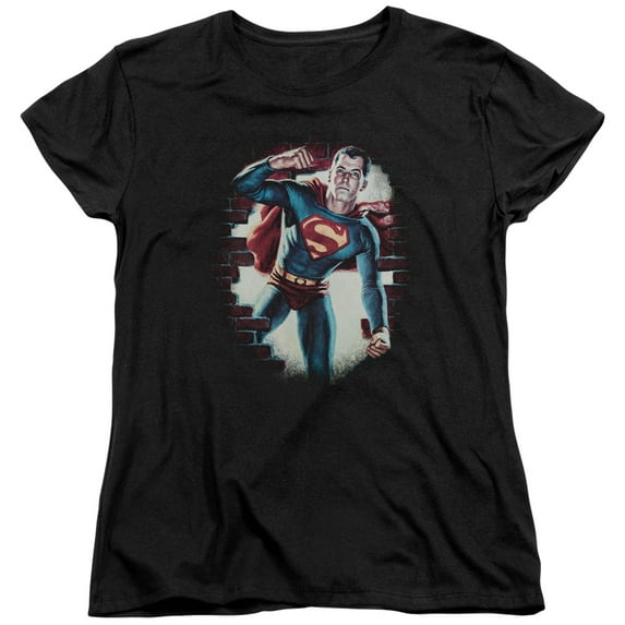 Superman - Vintage Steel - Women's Short Sleeve Shirt - Small