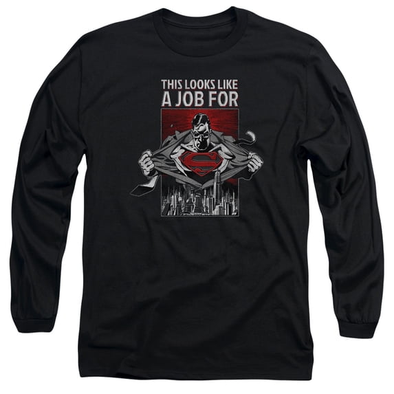 Superman - Watchful Eye - Long Sleeve Shirt - X-Large