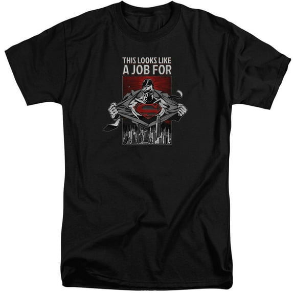 Superman - Watchful Eye - Tall Fit Short Sleeve Shirt - X-Large