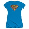 thumbnail image 1 of Superman Women's Classic Logo Turquoise T-Shirt-Large, 1 of 2