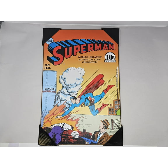 Superman Wood Comic Print Wall Decor