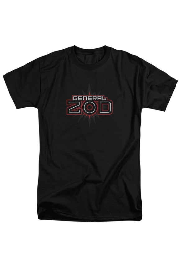 Superman Zod Logo Adult Tall T-Shirt Black