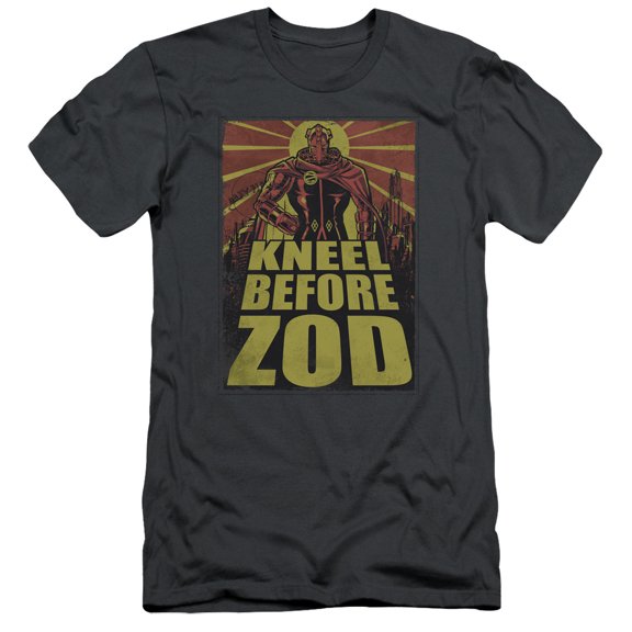 Superman - Zod Poster - Slim Fit Short Sleeve Shirt - Medium