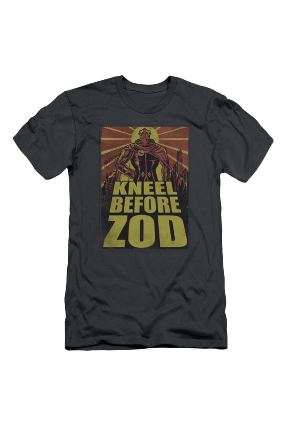 Superman - Zod Poster - Slim Fit Short Sleeve Shirt - Medium