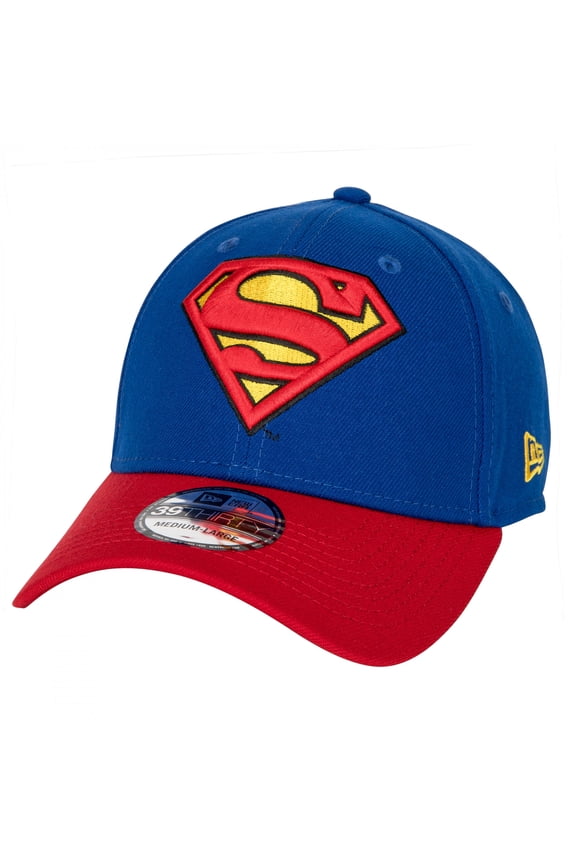 Symbol Blue and Red 39Thirty Fitted Hat-Small/Medium