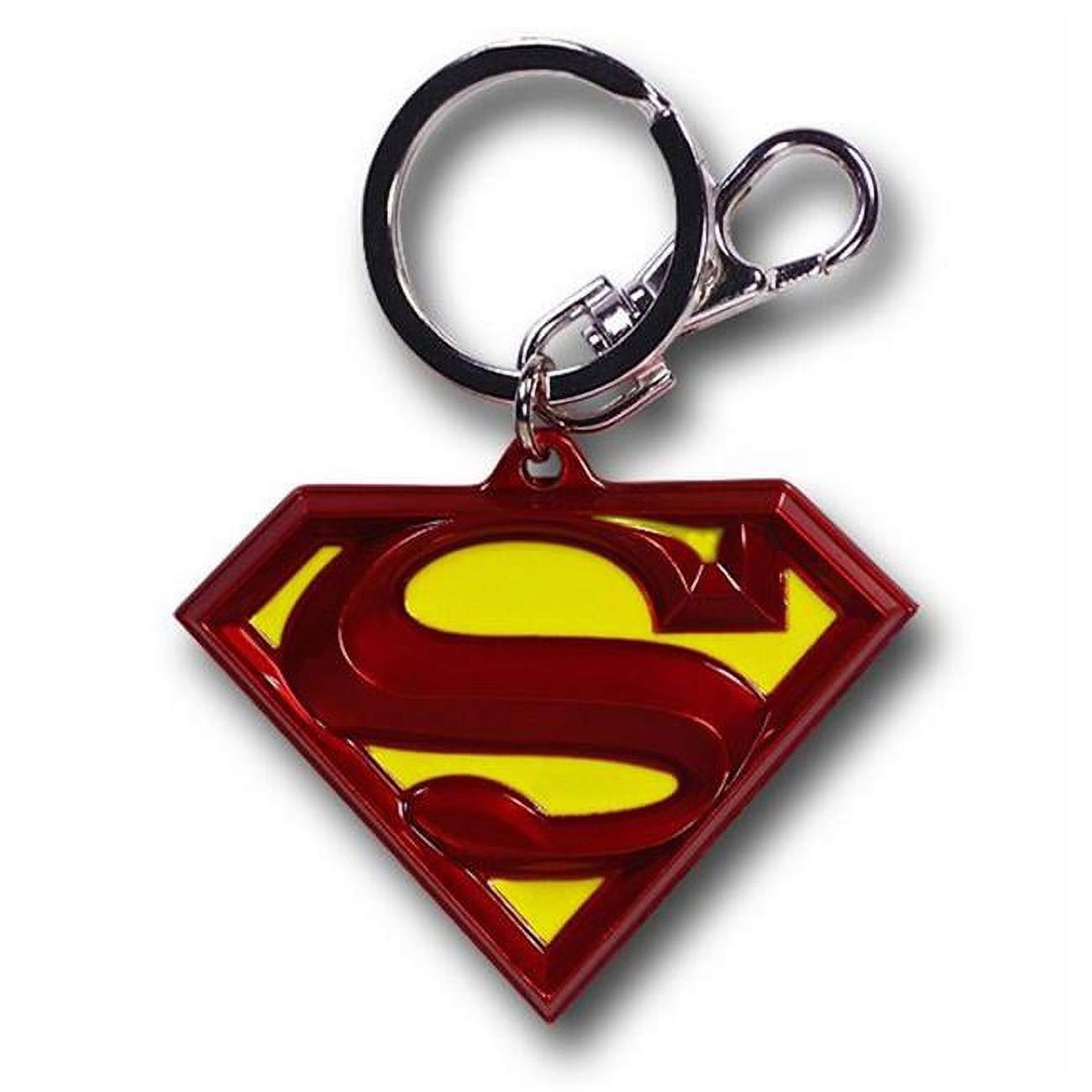 DC Colored Superman Logo Pewter Key Ring - Walmart.com