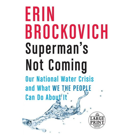 Superman's Not Coming: Our National Water Crisis and What We the People Can Do about It (Paperback)(Large Print)