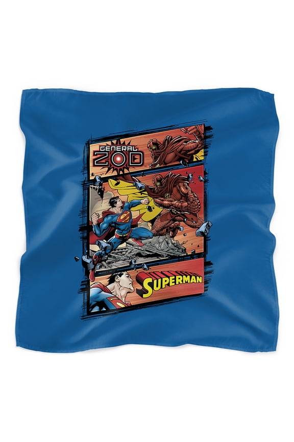 Superman vs Zod Bandana (21 in x 21 in)