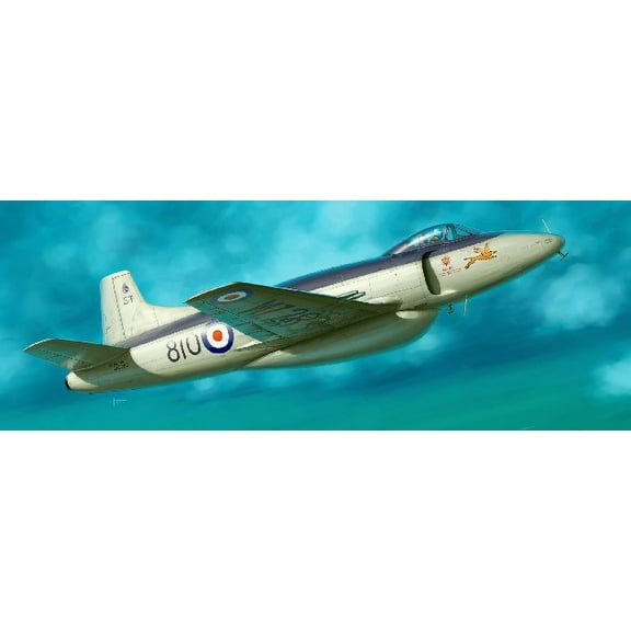 Supermarine Attacker FB.2 Fighter 1/48 Scale Plastic Model Kit Trumpeter