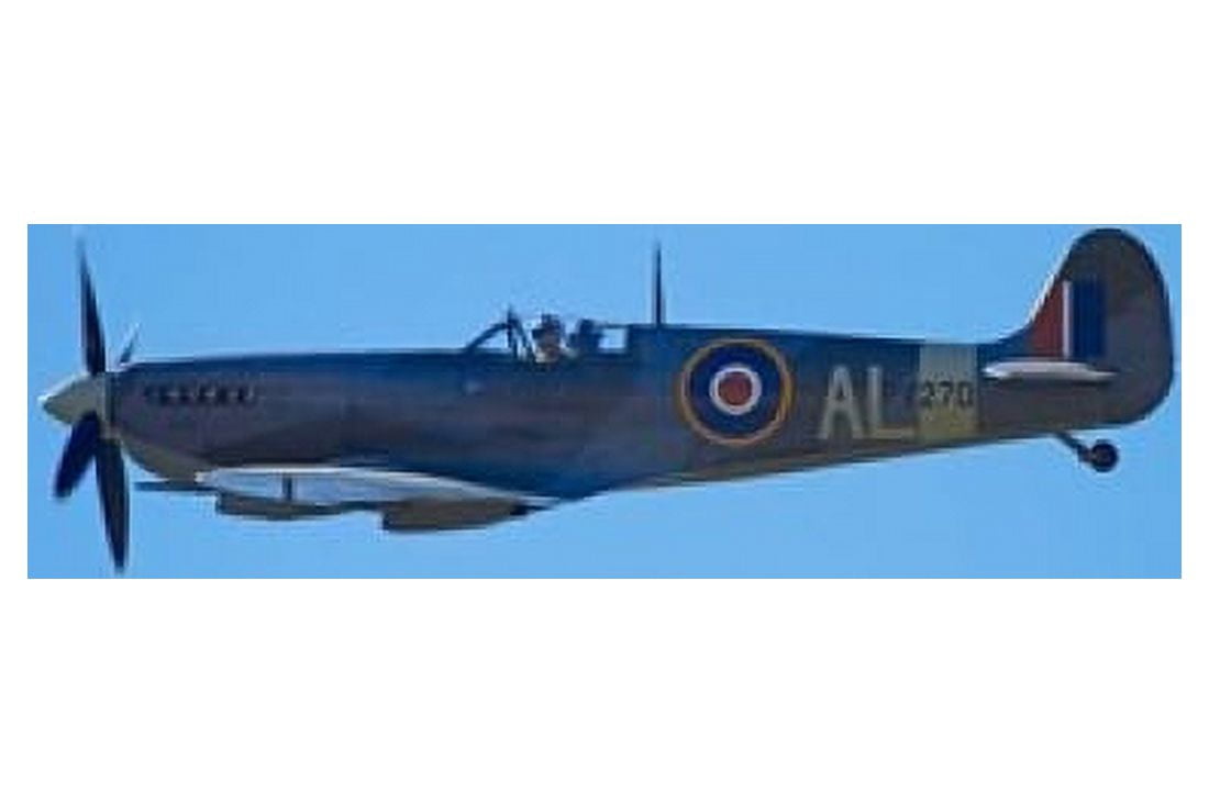 Supermarine Spitfire British and allied WWII War Plane South Island New Zealand Canvas Art - David Wall DanitaDelimont (36 x 24)