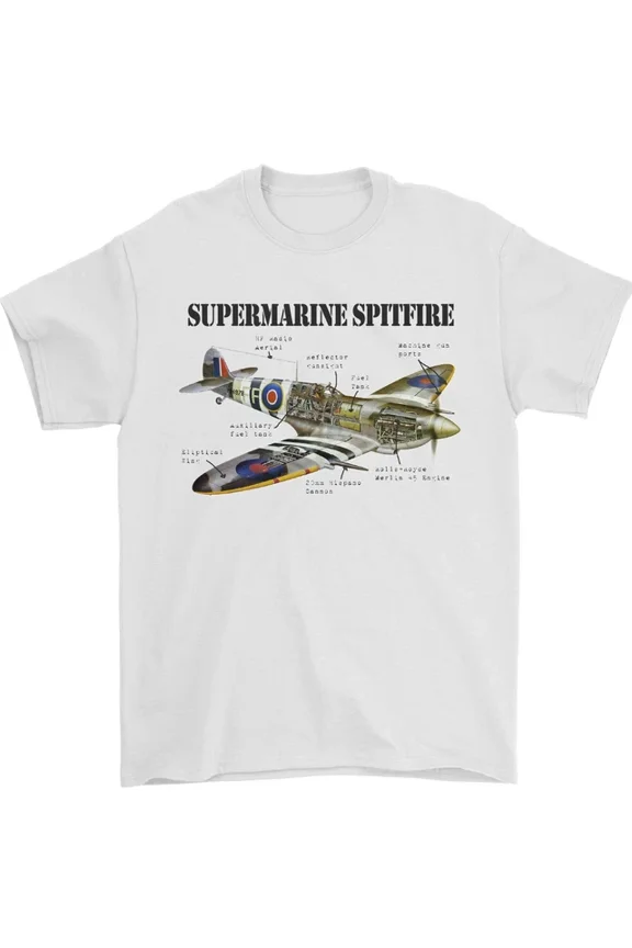 Supermarine Spitfire Infopic T-Shirt