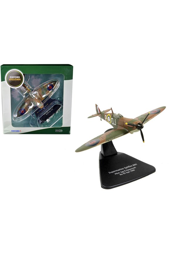Supermarine Spitfire MK1 SGT R. Havercroft No 92 Sqn 1940 1/72 Diecast Model Airplane by Oxford Diecast