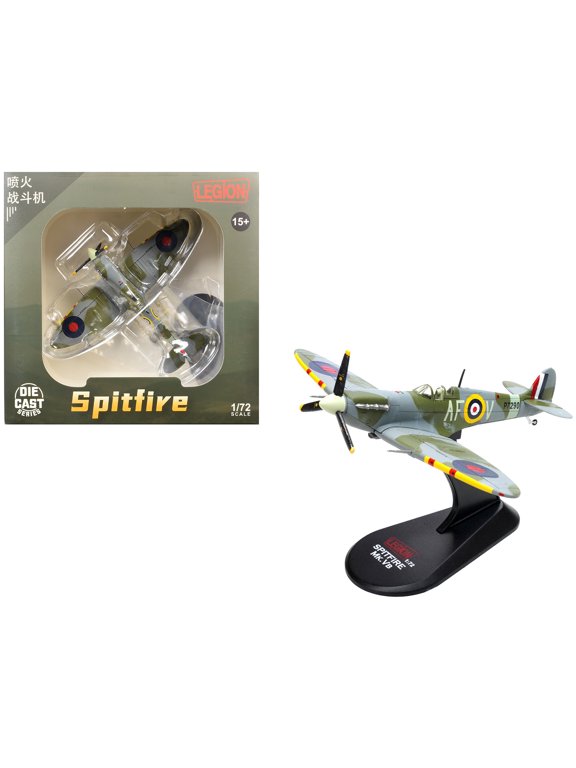 Supermarine Spitfire Mk IIa Fighter Aircraft "P7290 Air Fighting Development Unit RAF Duxford" (1942) Royal Air Force 1/72 Diecast Model by Legion