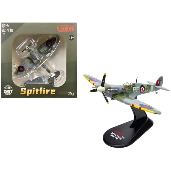 Supermarine Spitfire Mk Vb Aircraft "No. 303 Polish Kosciuszko Squadron" 1943 Royal Air Force 1/72 Diecast Model by Legion