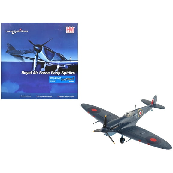 Supermarine Spitfire Mk.Vb Trop Fighter Aircraft British Royal Air Force "Air Power Series" 1/48 Diecast Model Hobby Master