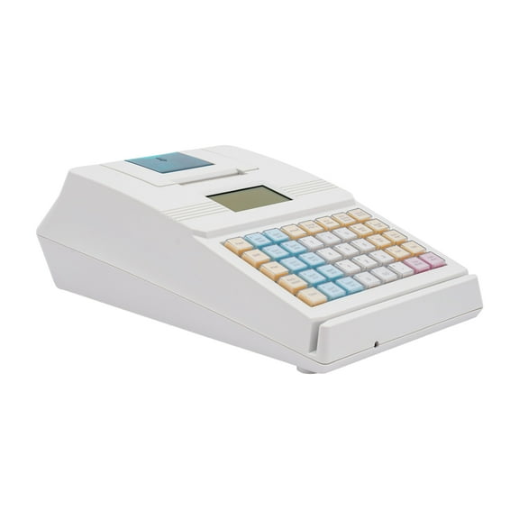 Supermarket Cash Register, 10,000 PLU, 2 RS232 Ports, 2.75in/sec Printing Speed, USB Port, Programmable Password, Built-In Chip, Compact and Stylish