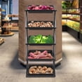 thumbnail image 1 of Supermarket Display Rack Shelf Retail Merchandiser Fruit Vegetable Snack Basket, 1 of 15