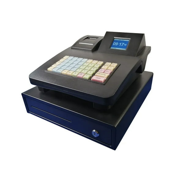 Supermarket Retail Restaurant Store English Version Cash Register, Built-in 58mm Receipt Printer Suitable For All Industries ,Easy to Setup