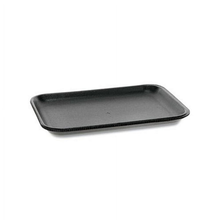 Supermarket Tray, #2S, 8.2 x 5.7 x 0.65, Black, Foam, 500/Carton Supermarket Tray, #2S, 8.2 x 5.7 x 0.65, Black, Foam, 500/Carton