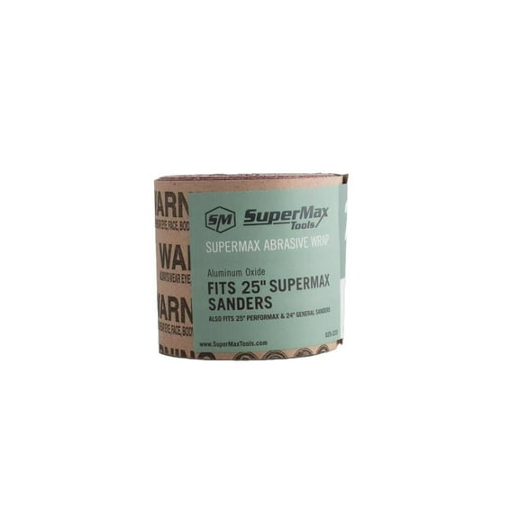 Supermax Tools 120-Grit Abrasive Wrap For The 25 In. Drum Sander And 24 In. Drum Sander