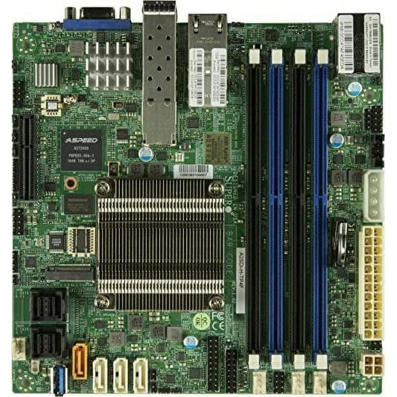Supermicro A2SDI-H-TP4F Motherboard - Intel Atom Processor C3958 - Single Socket FCBGA 1310 - PCI-E 3.0 SATA3 - Mini ITX