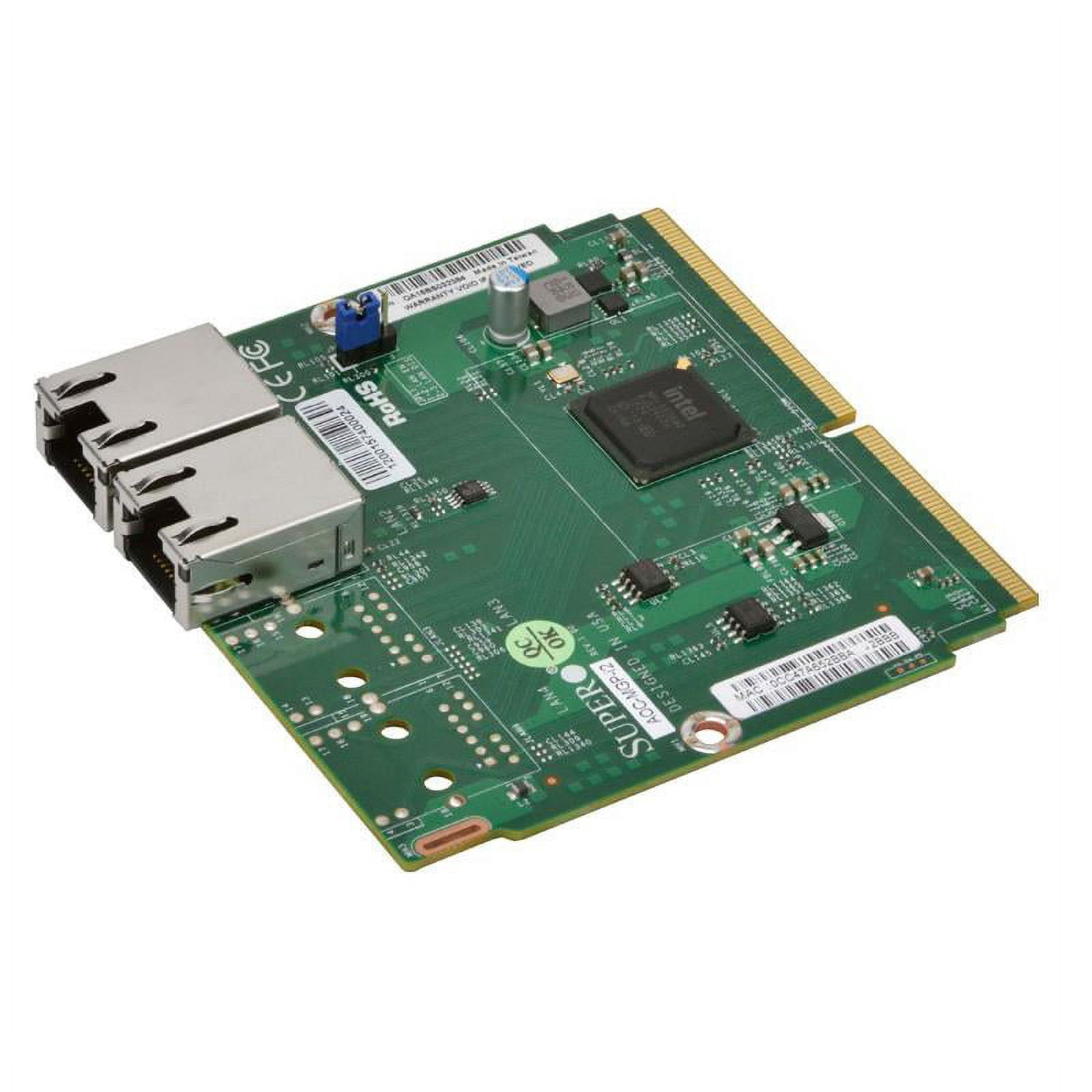 Supermicro AOC-MGP-I2 2-Port Gigabit Ethernet Controller Card - Super I ...