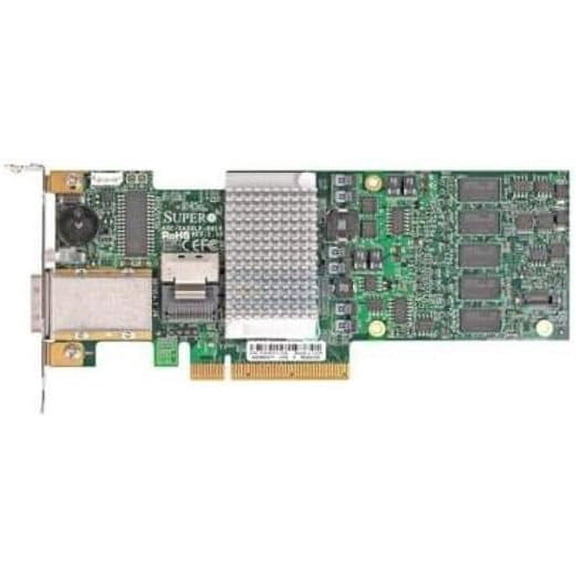 Supermicro AOC-SAS2LP-H4IR 2108 based SAS/SATA RAID- 4 internal ports& 4 external ports
