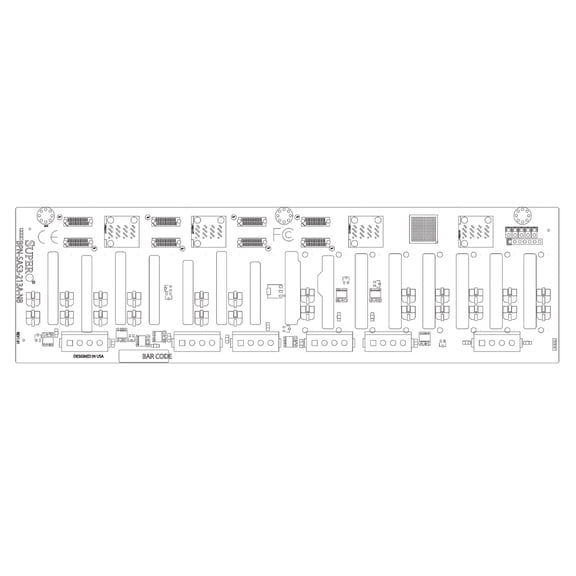 Supermicro BPN-SAS3-213A-N8 2U 16-port 2.5" Backplane 8 ports for SAS3/SATA3