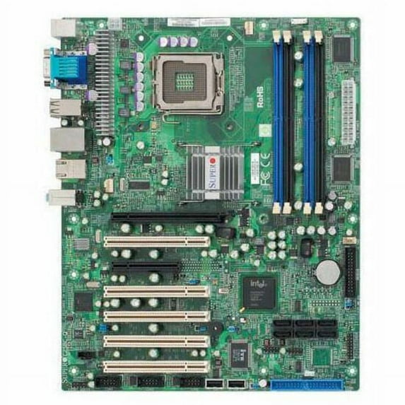 Supermicro C2SBC-Q Desktop Motherboard, Intel Chipset, Socket T LGA-775, ATX