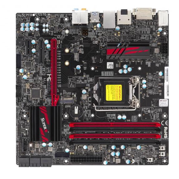 Supermicro C7H170-M Motherboard microATX Intel Socket H4 LGA 1151