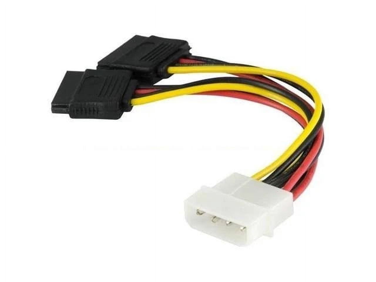 Supermicro CBL-0082L 14-Pin Peripheral Connector to 2 Right Angle SATA Power Extension Cable