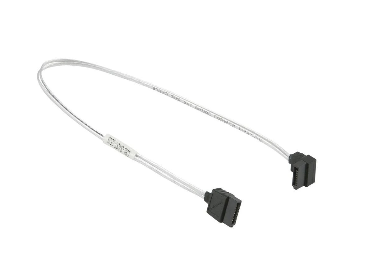 Supermicro CBL-SAST-0538 SATA Round Straight-Right Angle 29cm Cable