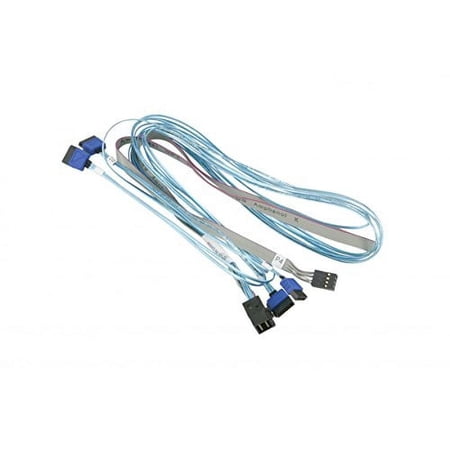 Supermicro CBL-SAST-0699 MiniSAS HD to 4xSATA 90 90 75 75cm 75cm SB 30AWG 12Gb s
