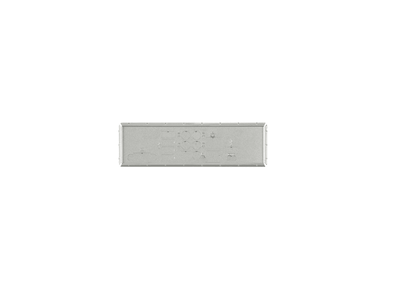 Supermicro MCP-260-00115-0N Standard I/O Shield for X11DAi-N with EMI ...