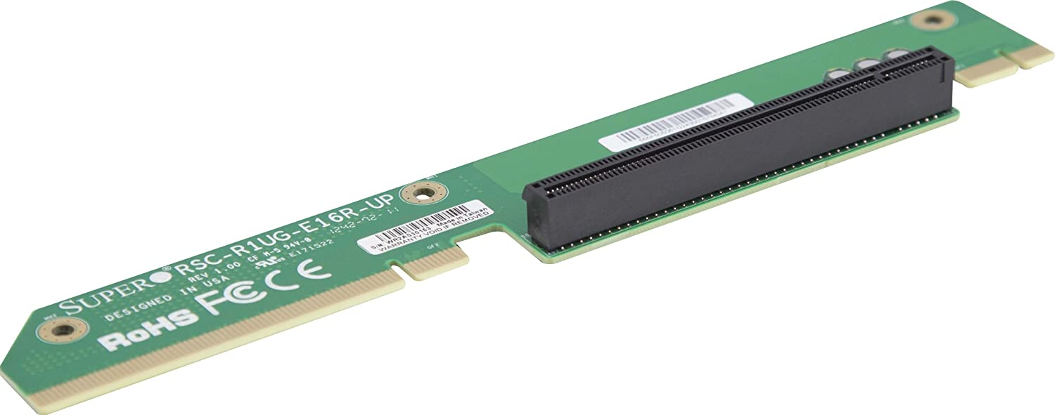 Skip Slots On Rsc Supermicro RSC-R1UG-E16R-UP 1U RHS Passive Riser Card 1 of PCI-e x16 ...